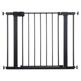 Safety 1st Easy Install Walk-Through Metal Gate- Black
