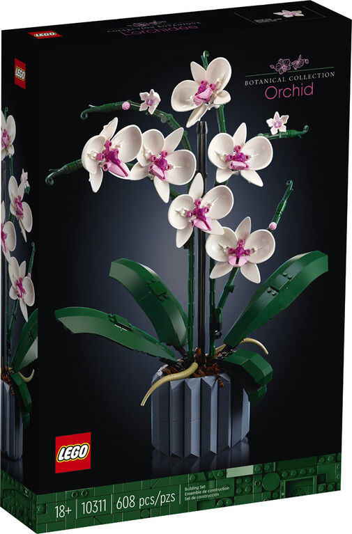 LEGO Orchid 10311 Plant Decor Building Kit for Adults; Build an Orchid Display Piece for the Home or Office (608 Pieces)