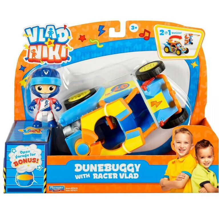 Vlad and Niki - Dunebuggy with Racer Vlad Vehicle and Figure