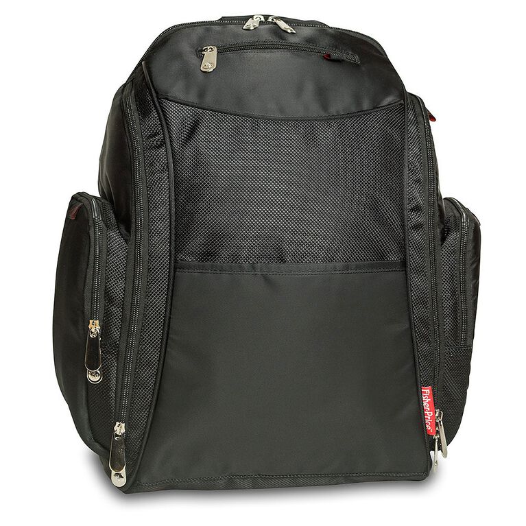 Fisher-Price Fastfinder Deluxe Backpack Bag - Black