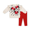 Minnie Mouse ens.Legging Rouge 3/6M