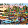 Country Escapes 550 Piece Linen Jigsaw Puzzle