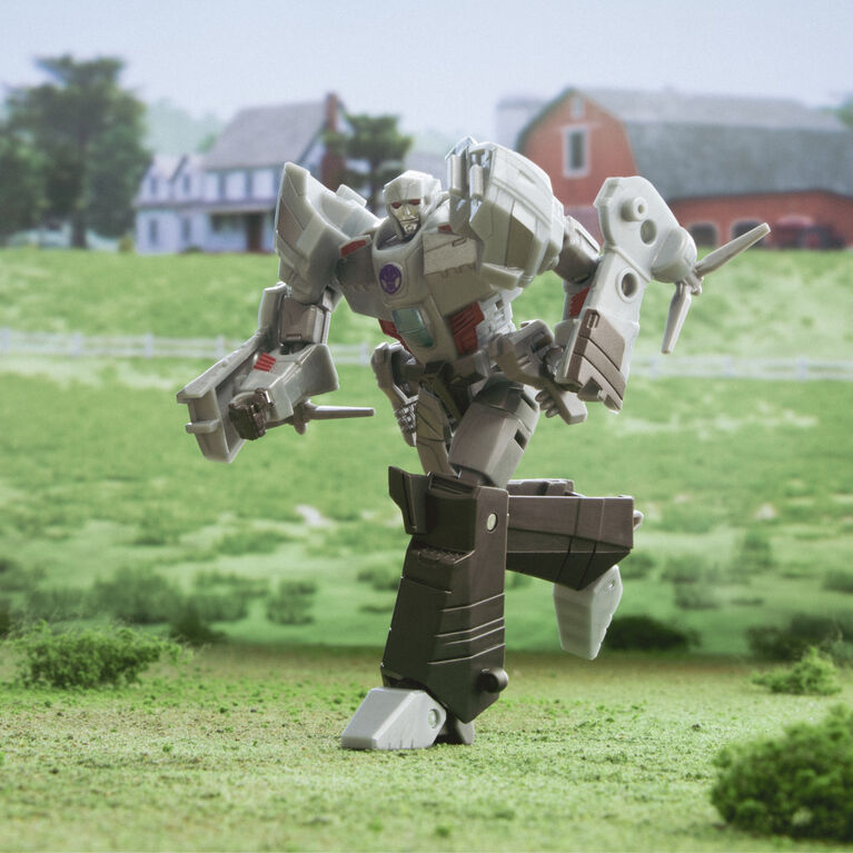 Transformers Toys EarthSpark Deluxe Class Megatron Action Figure, 5-Inch, Robot Toys