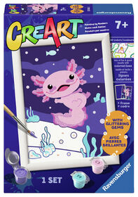 CreArt RNA Axolotl - Peinture par num&eacute;ros