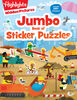 Jumbo Book of Sticker Puzzles - English Edition