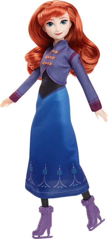 Disney Frozen Ice-Skating Anna Fashion Doll with Skates & Shoes Inspired by Frozen: Winter Festival