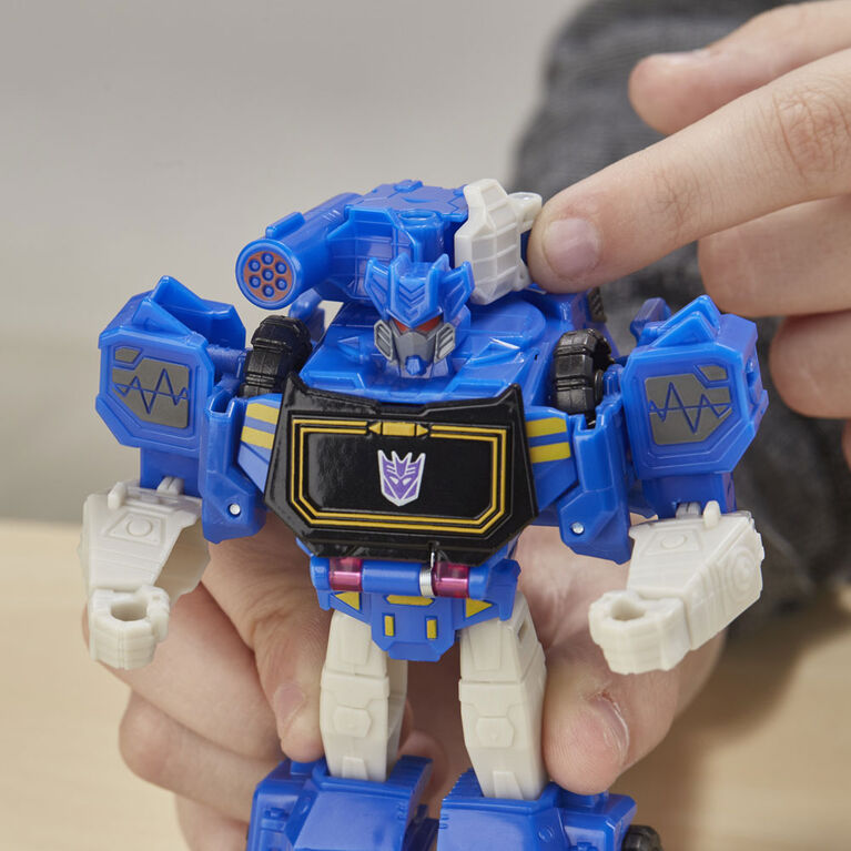 Transformers Cyberverse Action Attackers - Figurine Soundwave de classe guerrier