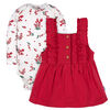 Gerber Childrenswear - 2 Piece Jumper + Bodysuit Sets - Girl - Holly Berries