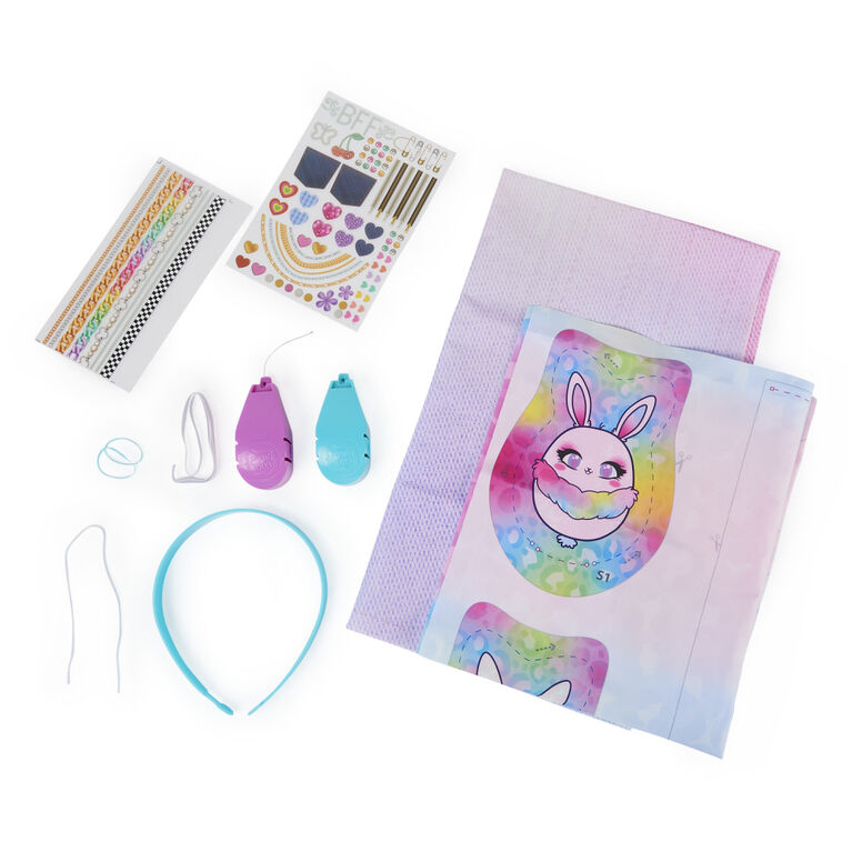 Cool Maker, Stitch 'N Style Fashion Studio Refill with 2 Pre-Threaded  Cartridges, Fabric and Water Transfer Prints