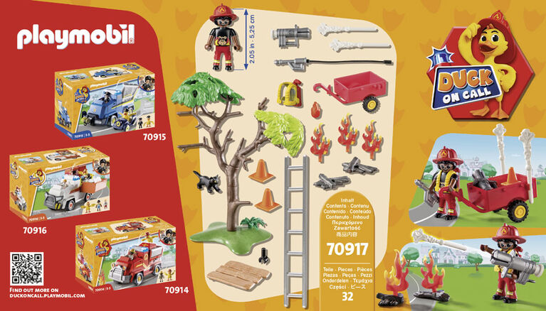 Playmobil - D.O.C. - Fire Rescue Action: Cat Rescue