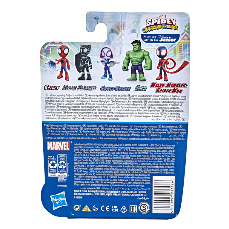 Marvel Spidey and His Amazing Friends Black Panther Hero Figure Toy