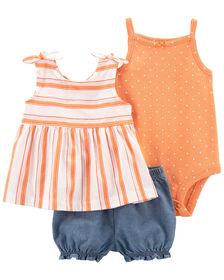Carter's Three Piece Little Diaper Cover Set 6M