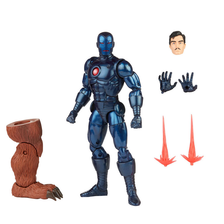 Hasbro Marvel Legends Series Stealth Iron Man Action Figure Toy, Includes 5 Accessories and 1 Build-A-Figure Part