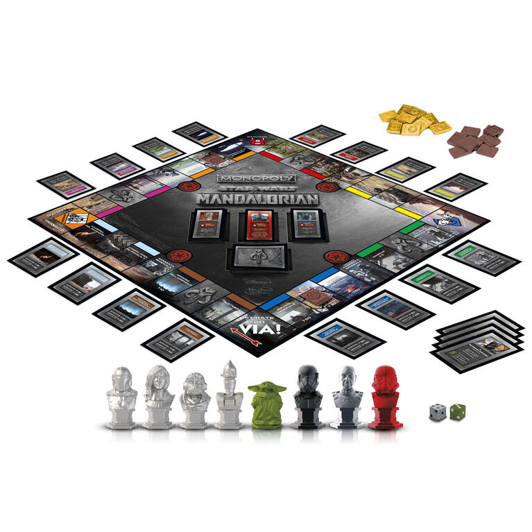 Monopoly: Star Wars The Mandalorian Edition Board Game, Protect The Child ("Baby Yoda") From Imperial Enemies - English Edition