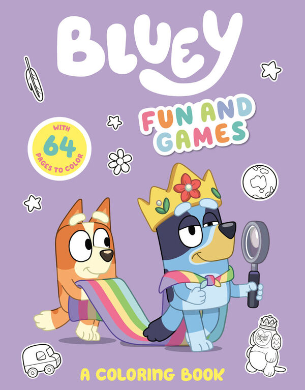 Bluey: Fun and Games: A Coloring Book - English Edition