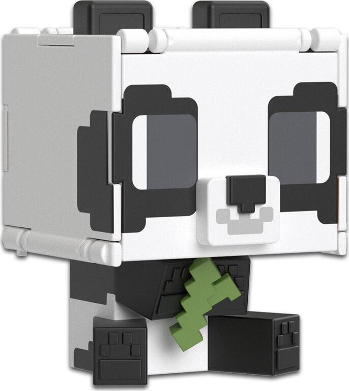 Minecraft Flippin' Figs Figures Collection Panda + Cake