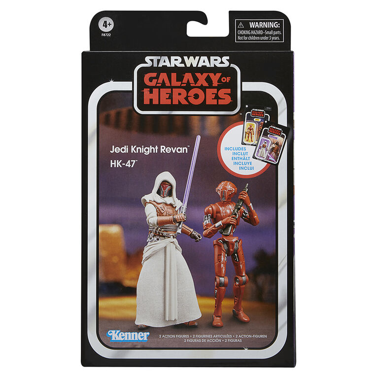 Star Wars Collection Vintage, figurines HK-47 & Jedi Knight Revan de 9,5 cm