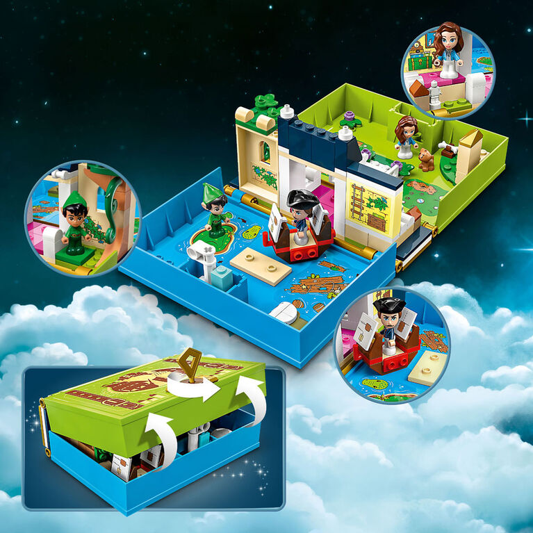 LEGO  Disney Le livre d'aventures de Peter Pan et Wendy 43220 (111 pièces)