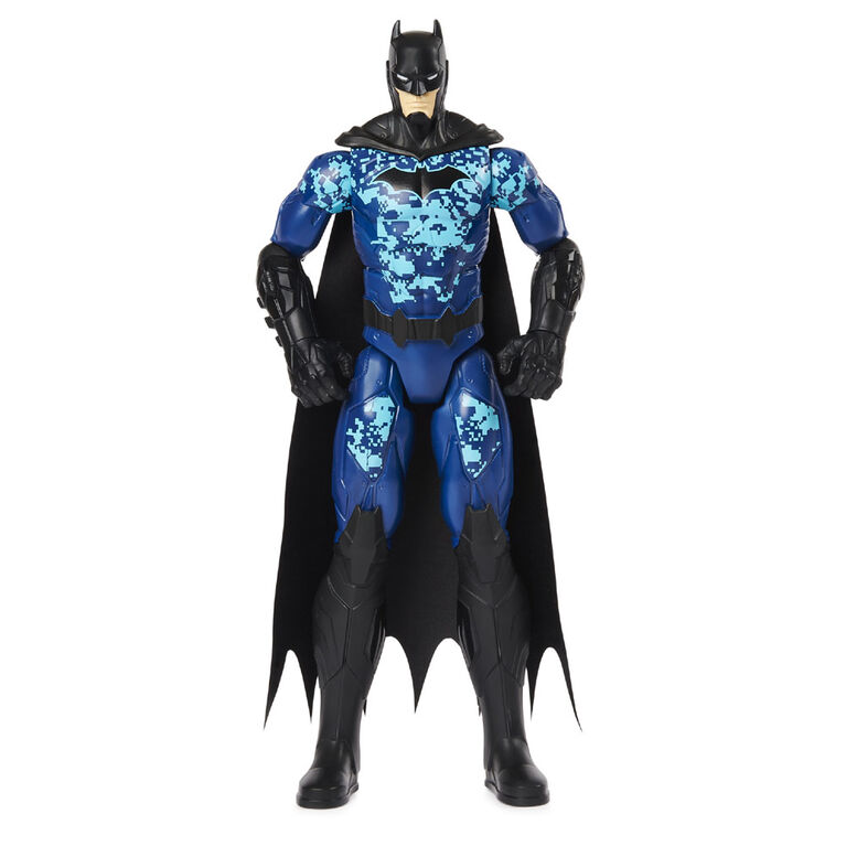 Batman, Figurine articulée Bat-Tech stratégique de 30 cm (costume bleu)