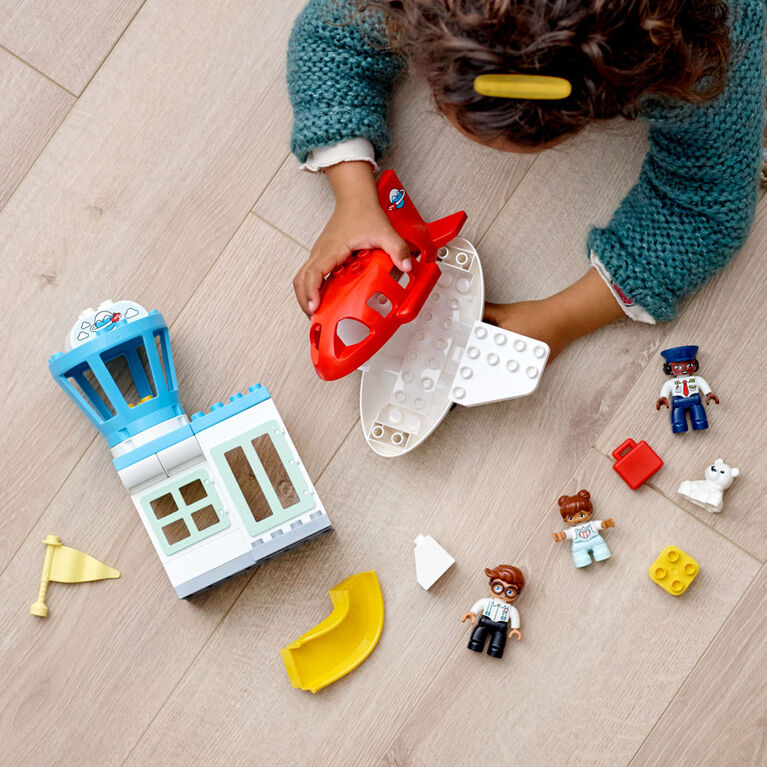 LEGO DUPLO Town L'avion et l'aéroport 10961 (28 pièces)