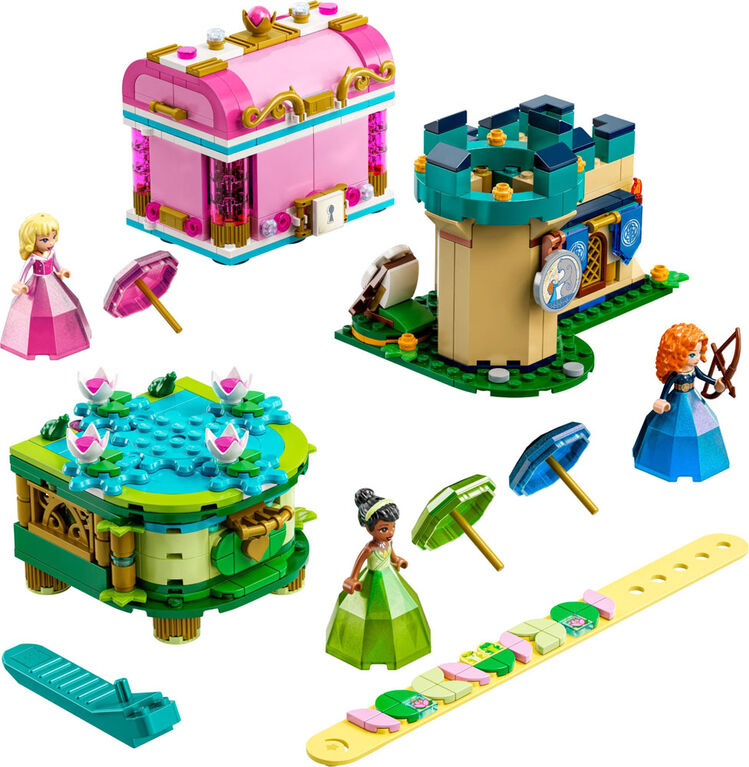 LEGO  Disney Les créations enchantées d'Aurore, de Mérida et de Tiana 43203 (558 pièces)