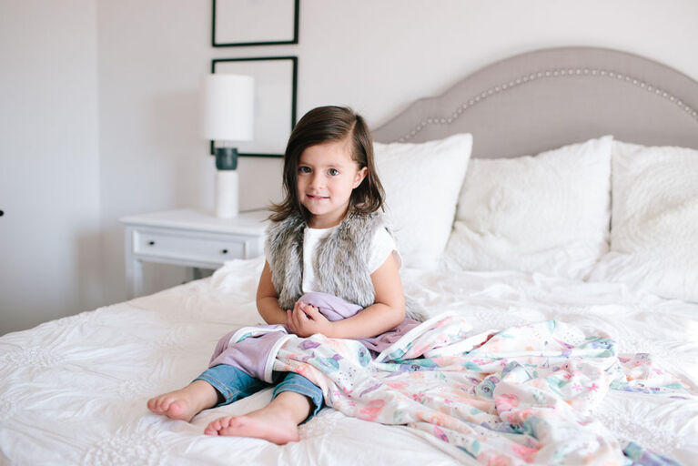 Copper Pearl Bloom Three-Layer Quilt