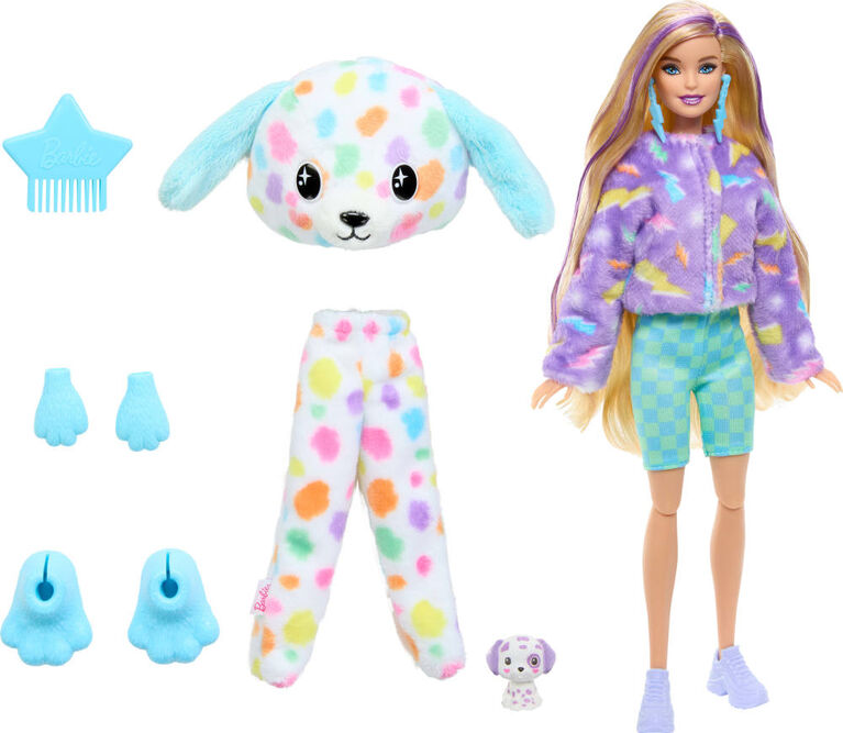 BarbieCutie RevealRêve couleurPoupée et acc.Dalmatien