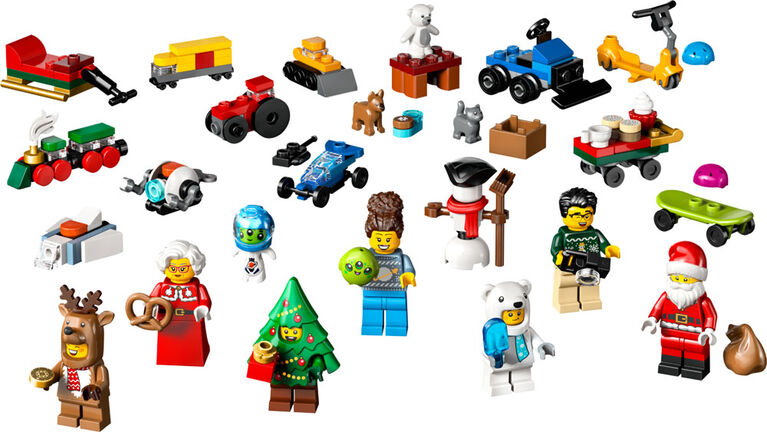LEGO City Le Calendrier de l'Avent 2025, Compte à Rebours Jusqu'à Noël pour les Enfants de 5 Ans et Plus 60475