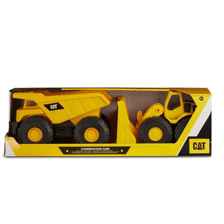 CAT CONSTRUCTION FLEET 2 PACK (DUMP TRUCK & WHEEL LOADER