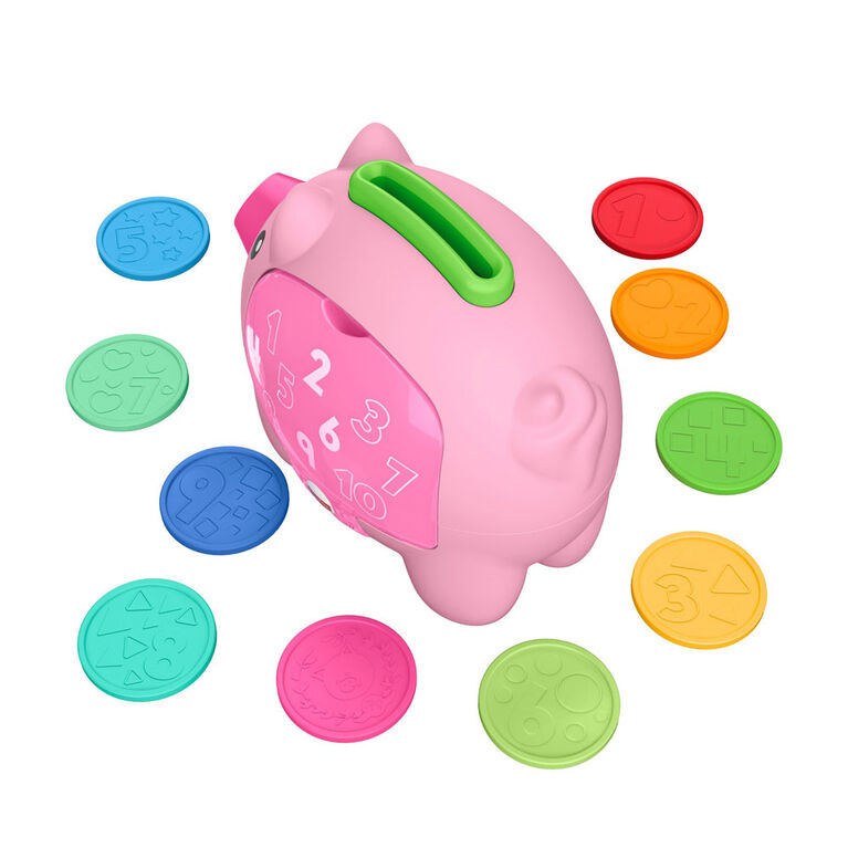 Fisher-Price Laugh & Learn Count & Learn Bilingual Piggy Bank