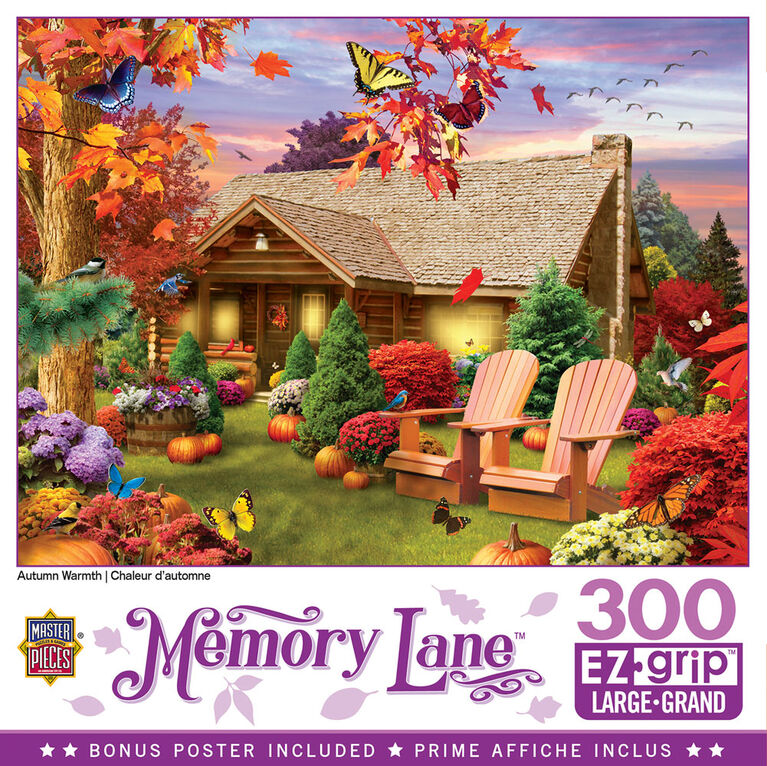 Memory Lane 300 Piece EZ-Grip Puzzle - "Autumn Warmth"