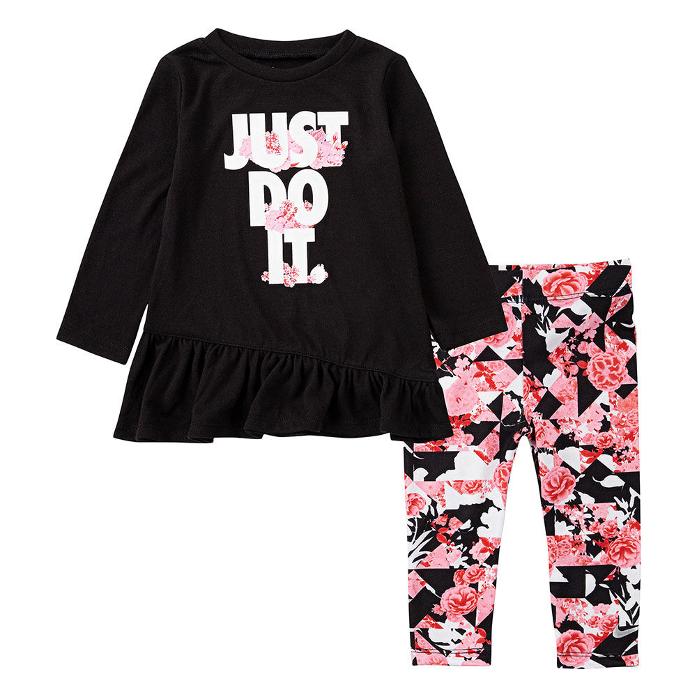 Ensemble Tunique Et Legging Nike Noir Rose Taille 4T Babies R Us Canada