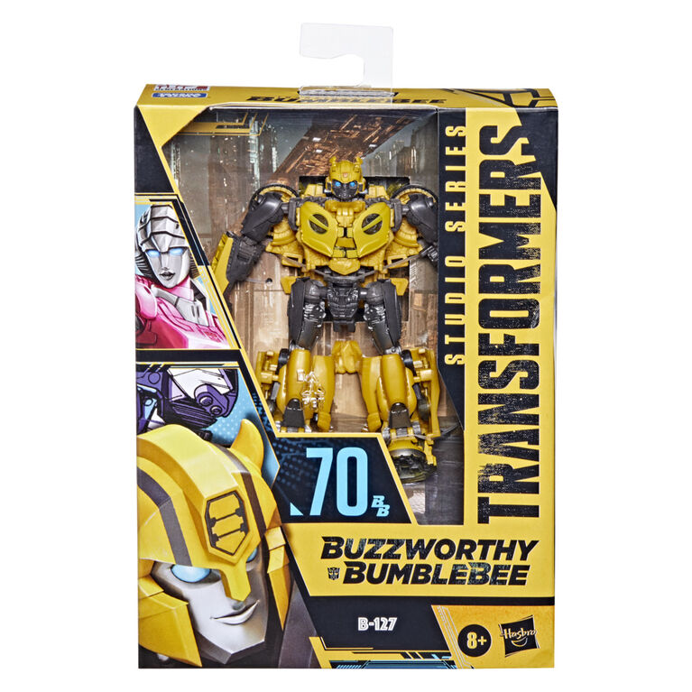 Transformers Toys Buzzworthy Bumblebee Studio Series Deluxe Class 70BB B-127 Transformers: Bumblebee Action Figure