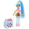 Twisty Girlz, Series 2, Ebon E. Transforming Doll to Collectible Bracelet with Mystery Twisty Petz