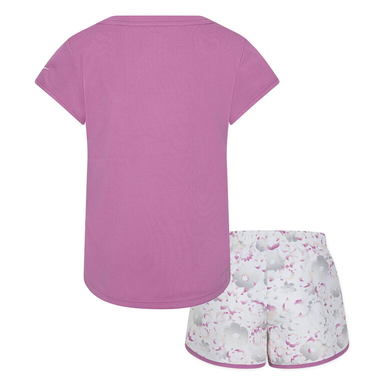 Nike Flow-Ral All-Over Print Sprinter Set - Sail - Size 6