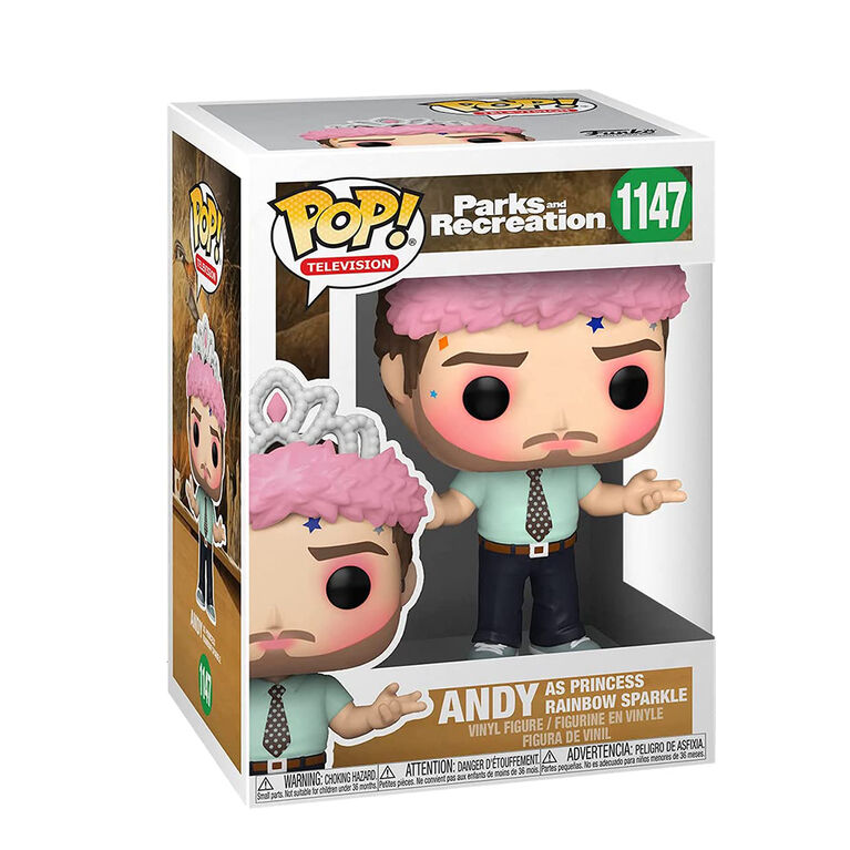 Funko POP! TV: Parks and Recreation - Andy as Princess Rainbow Sparkle