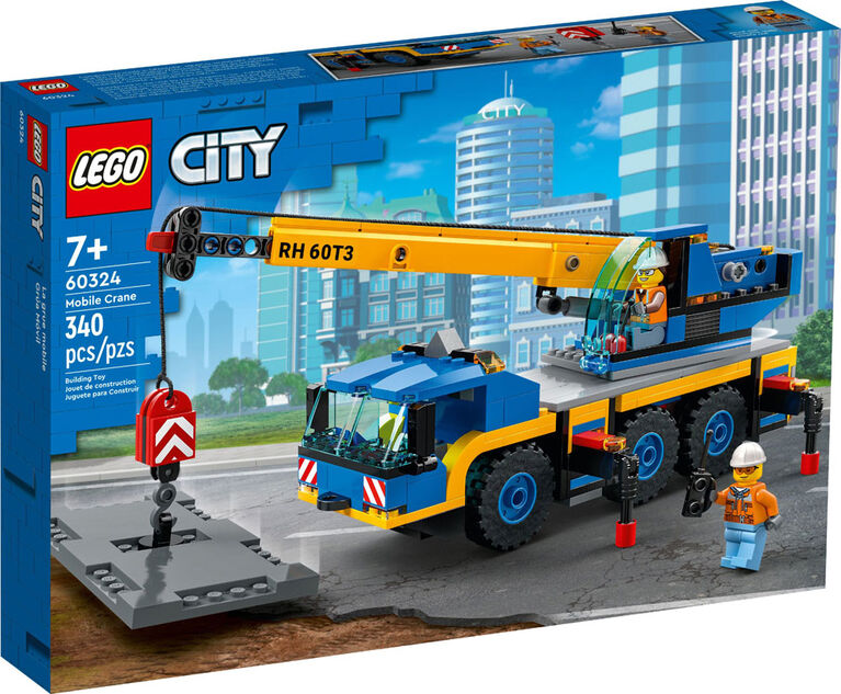 LEGO City Mobile Crane 60324 Building Kit (340 Pieces)