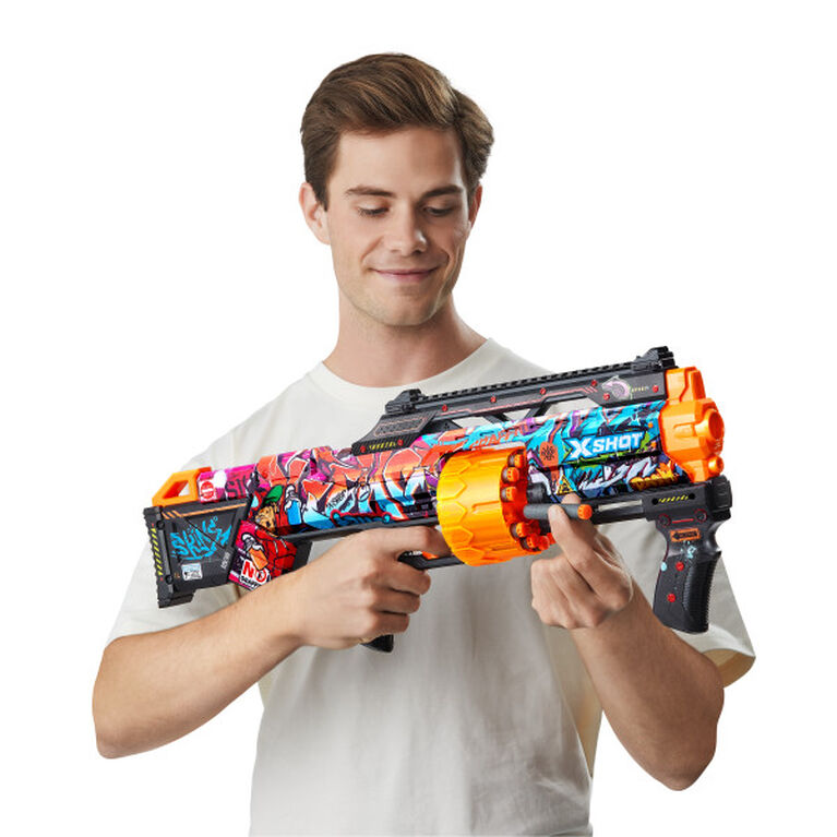 Zuru X-Shot Skins Last Stand Dart Blaster - Graffiti (16 Darts)