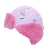 FlapJackKids - Baby, Toddler, Kids, Girls - Water Repellent Trapper Hat - Sherpa Lining - Unicorn/Lilac - Large 4-6 years