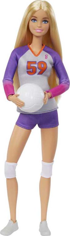 Barbie Doll & Accessories, Made to Move Career Volleyball Player Doll