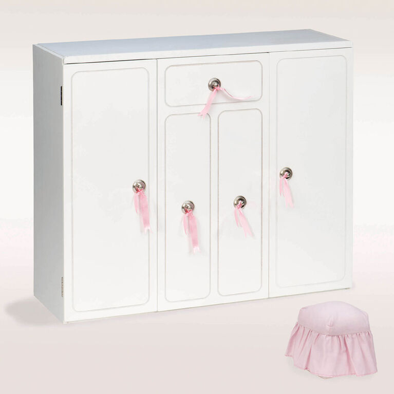 Our Generation, Wooden Wardrobe, Fashion Closet for 18-inch Dolls