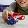 Transformers Earthspark Smash Changers 1 &eacute;tape, figurine Optimus Prime