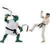 Teenage Mutant Ninja Turtles v. Cobra Kai: Michelangelo v. Daniel LaRusso - 6" Figurine (Pack de 2) - Édition anglaise