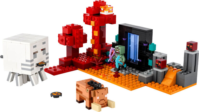 LEGO Minecraft L'embuscade au portail du Nether 21255