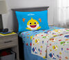 Baby Shark " Famille de requins " Ensemble de draps pour lit une place