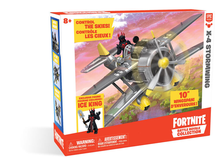 Collection Fortnite Battle Royale: X-4 Stormwing avec Figurine Exclusive Ice King