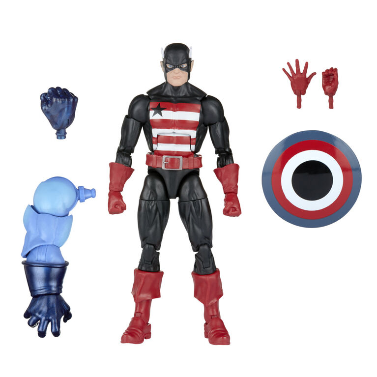 Marvel Legends Series U.S. Agent Classic Comics Action Figure 6-inch Collectible Toy, 1 Accessory, 2 Build-A-Figure Parts