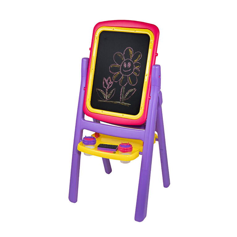 ALEX -  and Fold Easel-Pink/Purple