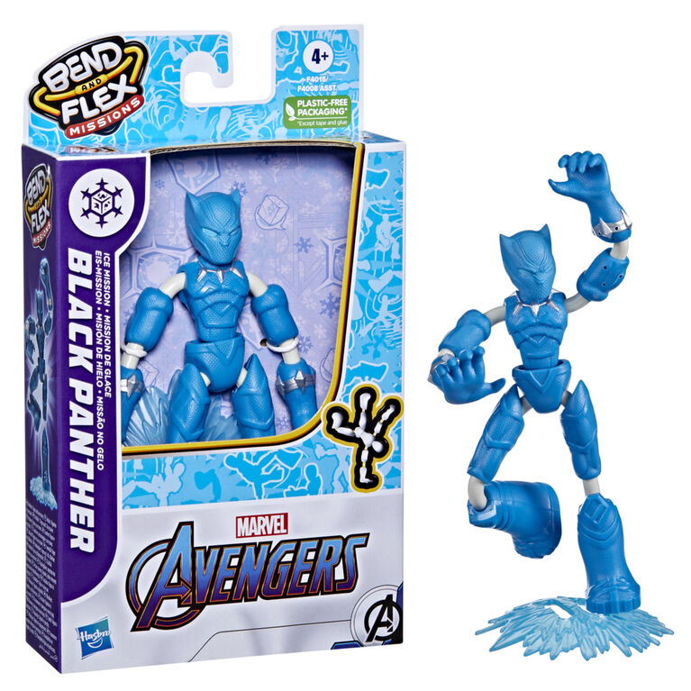 Marvel Avengers Bend and Flex Missions Black Panther Mission de glace