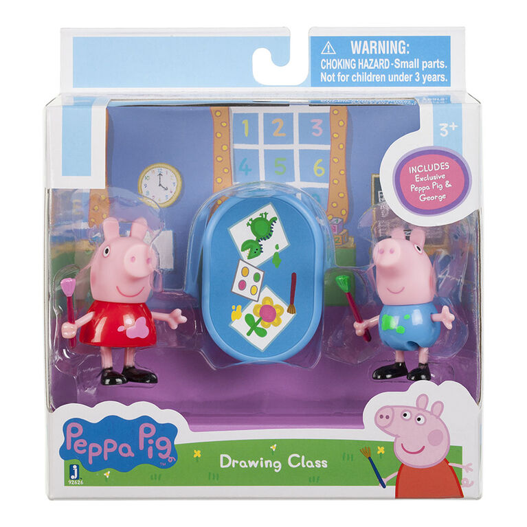 Peppa Pig - Peppa & George Drawing Pictures